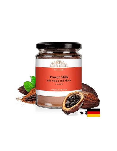 Power Milk mit Kakao und Maca Pulver / Енергизиращо мляко с какао, мака и канела / Пудра, 120 g Bärbel Drexel