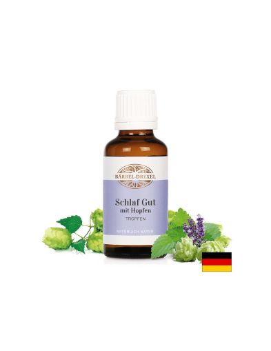Schlaf Gut mit Hopfen Tropfen / Капки за сън, Тинктура, 30 ml Bärbel Drexel