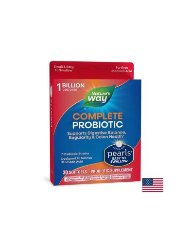 Probiotic Pearls Complete Digestive Health / Пробиотик за добро храносмилане,  30 софтгел капсули Nature’s Way