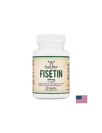 Fisetin/ Физетин, 100 mg, 60 капсули Double Wood