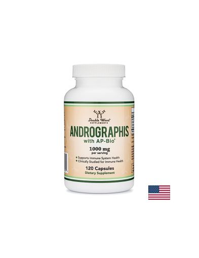 Andrographis with AP-Bio®/ Андрографис, 120 капсули Double Wood