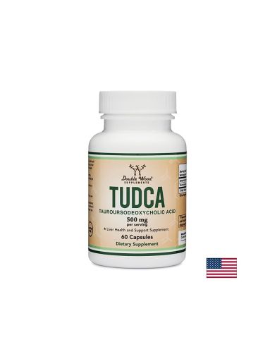 TUDCA (Tauroursodeoxycholic acid) / Тауроурсодезоксихолова киселина, 500 mg, 60 капсули Double Wood