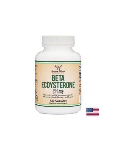 Beta ecdysterone/ Бета екдистерон, 500 mg, 120 капсули Double Wood