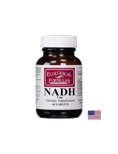 NADH (Nicotinamide adenine dinucleotide)/ Никотинамид Аденин Динуклеотид, 60 таблетки Ecological Formulas
