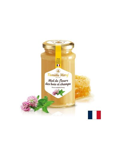 Miel de fleurs des bois et champs /Пчелен мед букет от полски и горски цветя и билки, 360 g Famille Mary