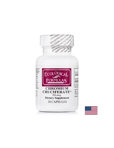 Chromium Cruciferate / Хром, 200 µg, 30 капсули Ecological Formulas
