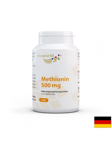 Methionin / Метионин 500 mg, 120 капсули Vita-World
