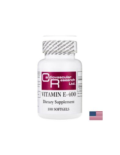 Vitamin E-400 - Витамин E-400 360 mg, 100 софтгел капсули Ecological Formulas