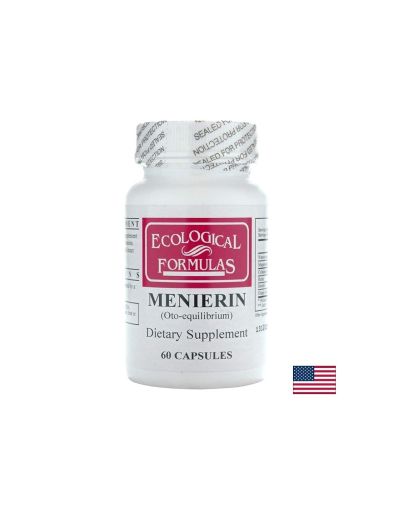 Menierin (Оto-equilibrium) - Мениерин, 60 капсули Ecological Formulas