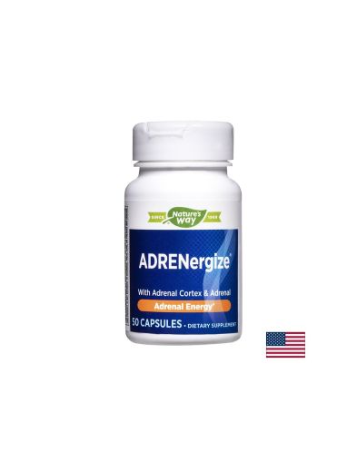 ADRENergize - Срещу стрес и в подкрепа на надбъбречната жлеза, 50 капсули Nature’s Way
