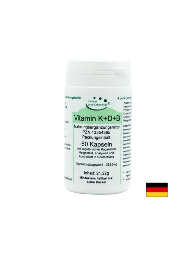 Vitamin K + D + B - Витамин K + D + B, 60 капсули El Compra