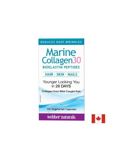 Marine Collagen30® Bioelastin peptides - Морски колаген с био еластинови пептиди, 120 капсули