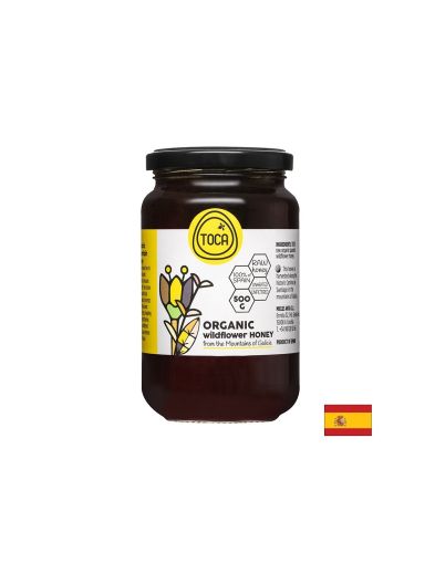 Био мед от диви горски цветя - Organic Wildflower Honey, 500 g