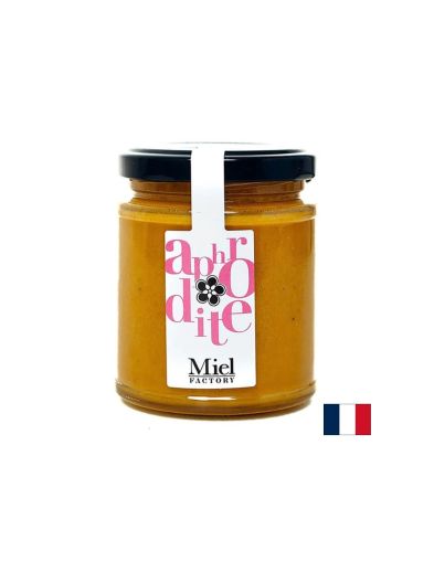 Miel Aphrodite - Пчелен мед с цветен прашец, пчелно млечице и женшен, 250 g