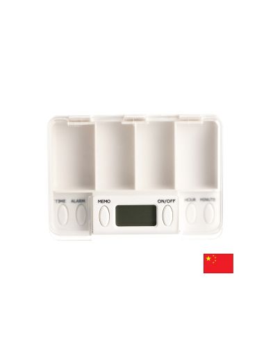 Смарт кутия за лекарства (с часовник и аларма)