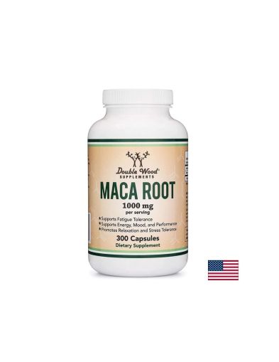 Maca Root - Корен от мака, 300 капсули Double Wood