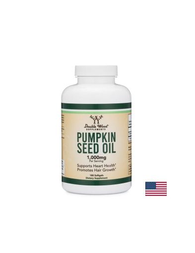 Maсло от тиквени семена - Pumpkin Seed Oil,180 софтгел капсули Double Wood