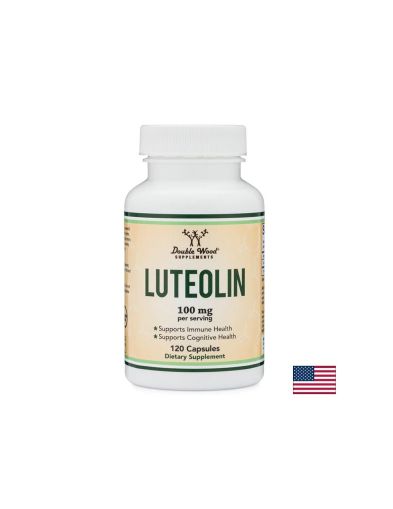 Luteolin - Лутеолин 100 mg, 120 капсули Double Wood