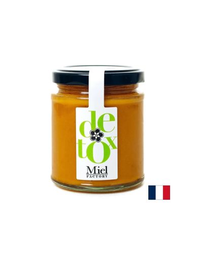 Miel Detox - Пчелен мед с цветен прашец и био пчелно млечице, 250 g