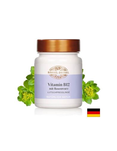 При стрес и преумора - Формула с витамин В12 и златен корен, 90 таблетки за смучене Bärbel Drexel
