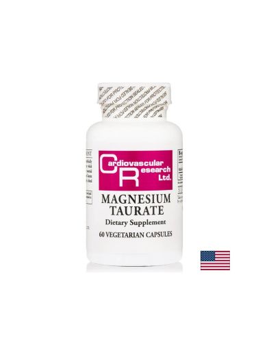 Магнезий (Таурат) - Нервна система, сърдечносъдова функция, мускулно здраве, 60 капсули
