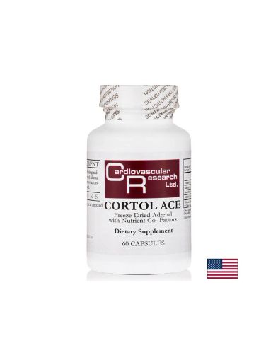 Надбъбречна умора и стрес - Лиофилизирана надбъбречна жлеза с хранителни ко-фактори, 60 капсули