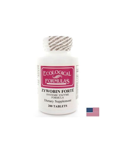 Формула с ензими и рутин - Зивобин форте - При нарушено храносмилане и стомашен дискомфорт, 200 таблетки
