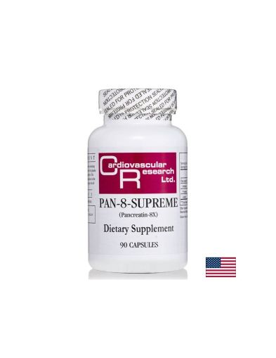 Ензимен комплекс PAN-8-SUPREME - За добро храносмилане и стомашен комфорт, 90 капсули
