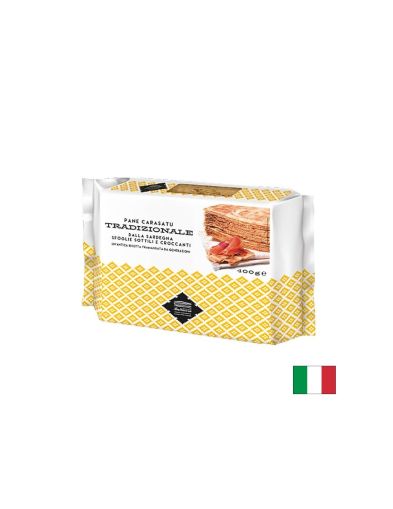 Тънък, двойно препечен традиционен хляб от остров Сардиния - Pane Carasatu Tradizionale, 400 g