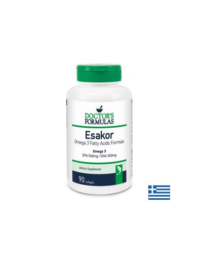 Омега-3 Формула - Esakor, 90 софтгел капсули Doctor’s Formulas