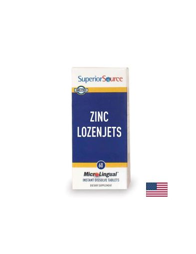 Цинк + Витамин С - повишава имунитета, 60 сублингвални таблетки Superior Source