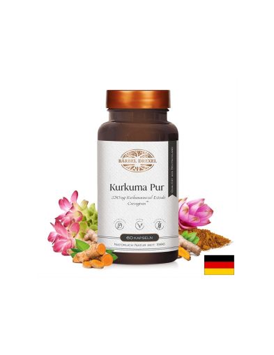 Куркума – храносмилане, черен дроб и жлъчен мехур - Kurkuma Pur, 60 капсули Bärbel Drexel