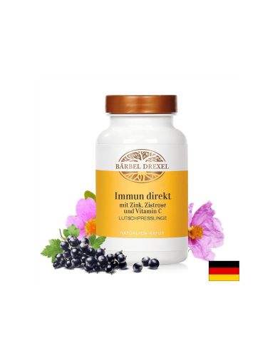 Възпалено гърло и кашлица - Цинк, цистус, витамин С и L-хистидин, 360 таблетки за смучене Bärbel Drexel