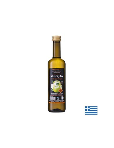 Чист и натурален гръцки ябълков оцет, 500 ml