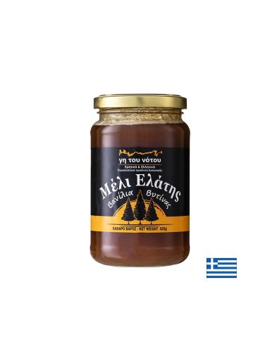 Мед от ела и билки (органик) от Гърция, 450 g