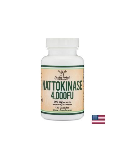 Кръвообращение - Натокиназа, 200 mg, 120 капсули Double Wood