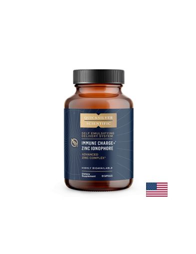 Цинк комплекс с кверцетин, лутеолин и хесперидин - Липозомална, високоусвоима формула, 60 капсули