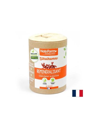 Кости и стави - Червени водорасли Литотамниум, 60 капсули