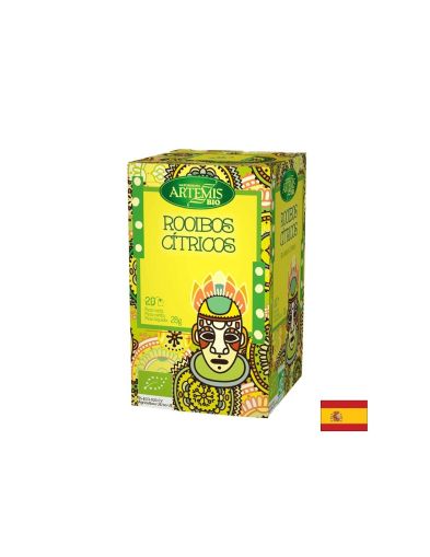 Чай Ройбос с цитруси, 20 филтърни пакетчета Herbes del Moli