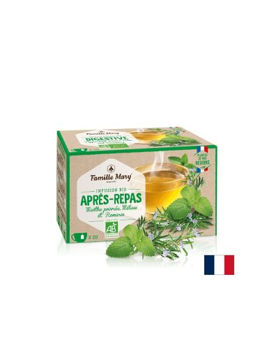 Билков чай за добро храносмилане с мента, маточина и розмарин Био, 30 g