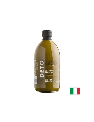 Нефилтриран ябълков оцет с лимон и матча Био, 500 ml