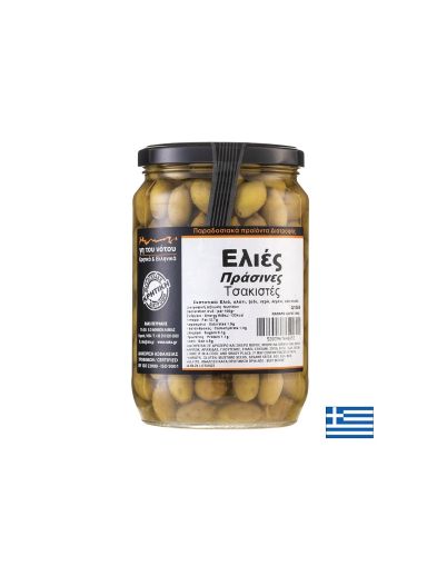 Маслини Tsakistes („счукани“ маслини) в саламура, 465 g