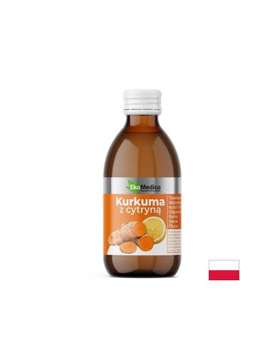 Куркума  + сок от лимон, 250 ml EkaMedica