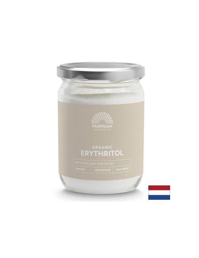 Еритритол (organic), 400 g Mattisson Healthstyle