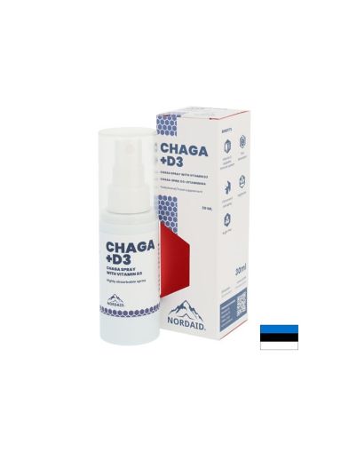 Имунитет - Чага + Витамин D3, спрей за уста х 30 ml / 200 впръсквания Nordaid