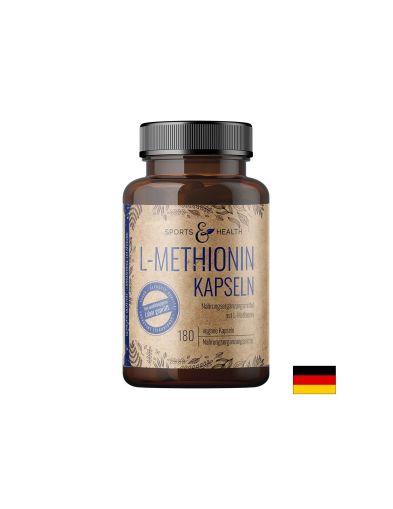 Нервна система - Л-Метионин (L-Methionin) 500mg, 180 капсули Sports & Health Solutions