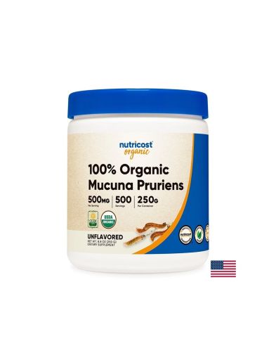 Стрес и безпокойство - Мукуна (Mucuna Pruriens) 400 mg, 250 g прах