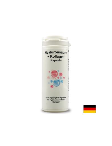 Грижа за кожата и ставите - Хиалуронова киселина + Колаген, 60 капсули