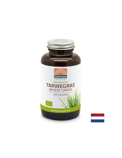 Био пшенична трева - източник на хлорофил Детоксикация и увеличаване на енергията 350 таблетки