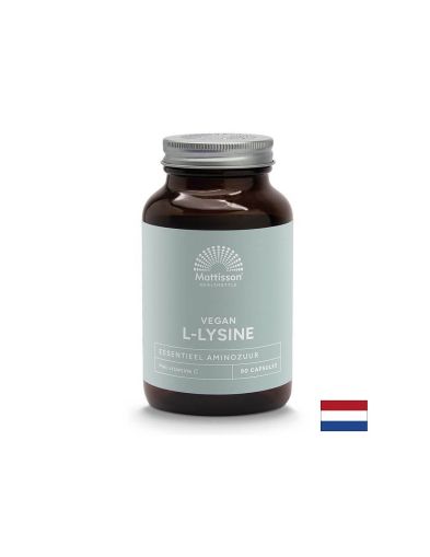 Херпес симплекс, кости и стави - Л-Лизин + Витамин С, 90 капсули Mattisson Healthstyle